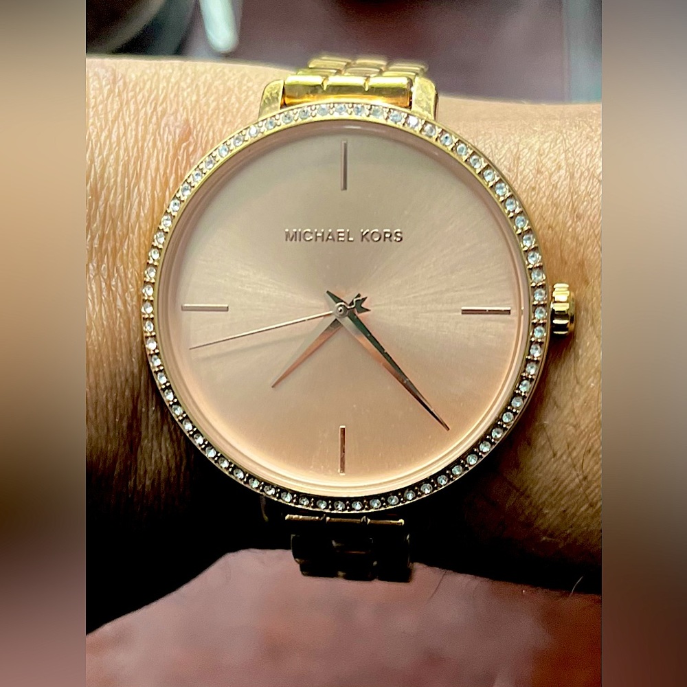Michael Koran Rose Gold Watch